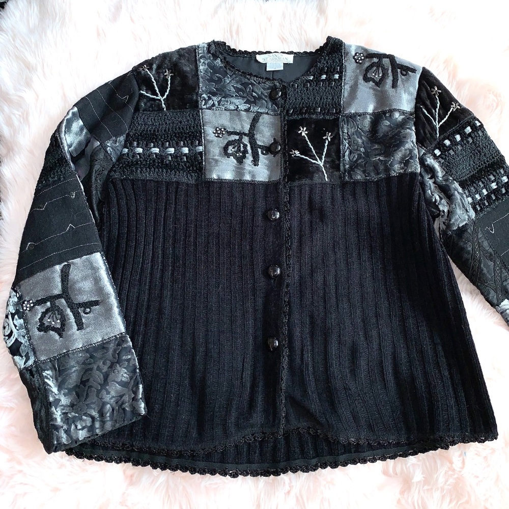 Sandy Starkman vintage patchwork sweater